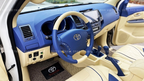 Đổi màu nội thất - Bọc ghế da Nappa ô tô Toyota Fortuner: Cao cấp, Form mẫu chuẩn, mẫu mới nhất